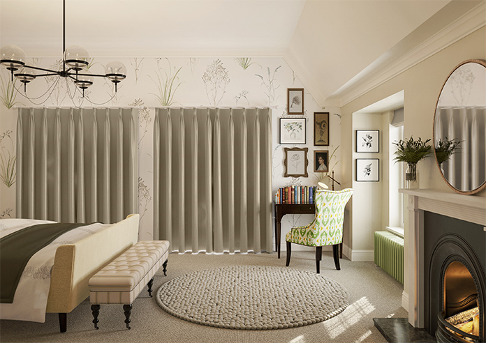 Roslin (Blackout), Monroe Bisque - Made to Measure Curtains - Image 16